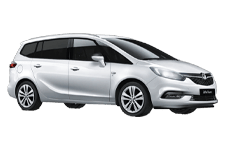 Car Hire Reigate - Vauxhall Zafira 5 + 2 - Minibus hire Reigate